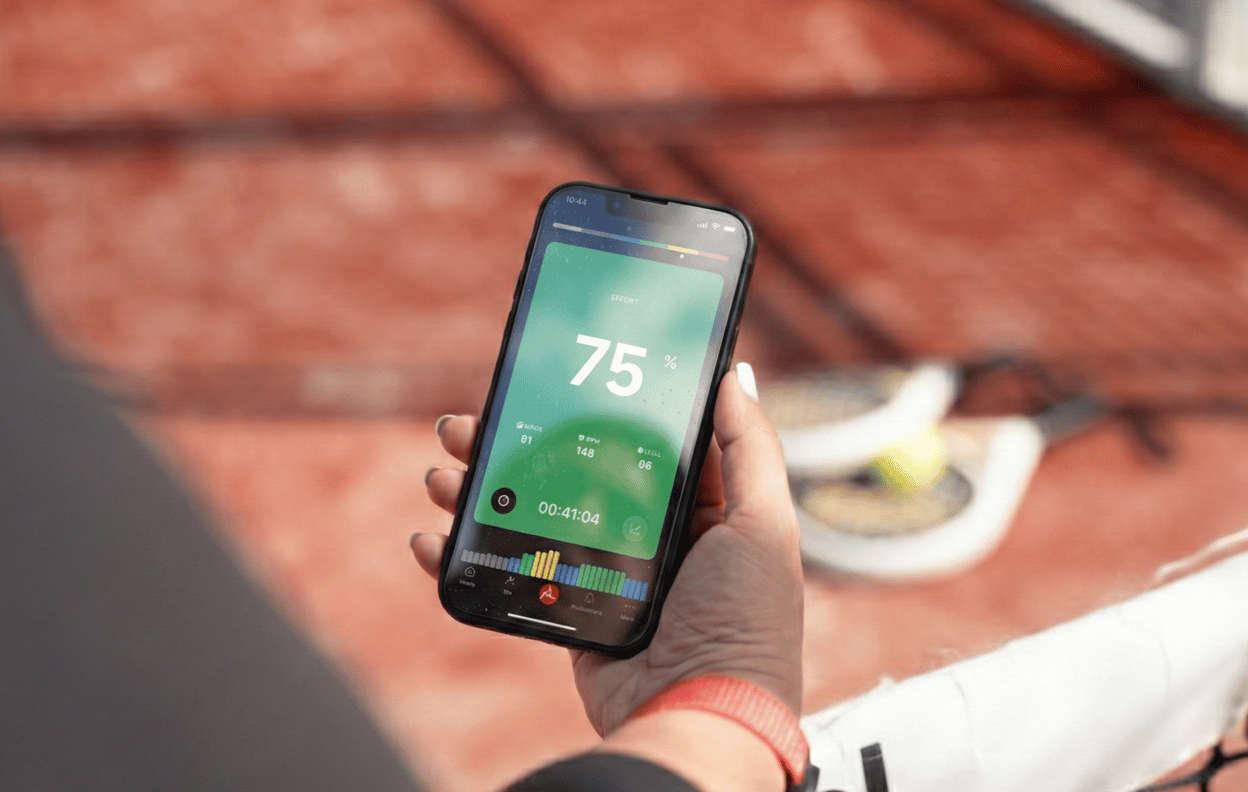 Myzone zones in real world on mobile phone