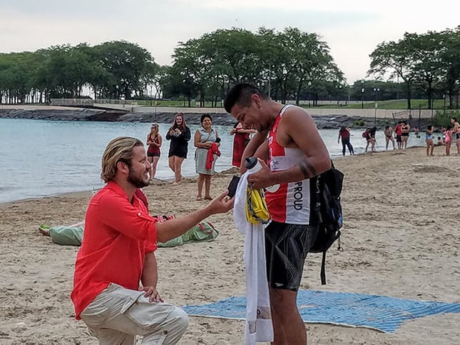 Beach proposal