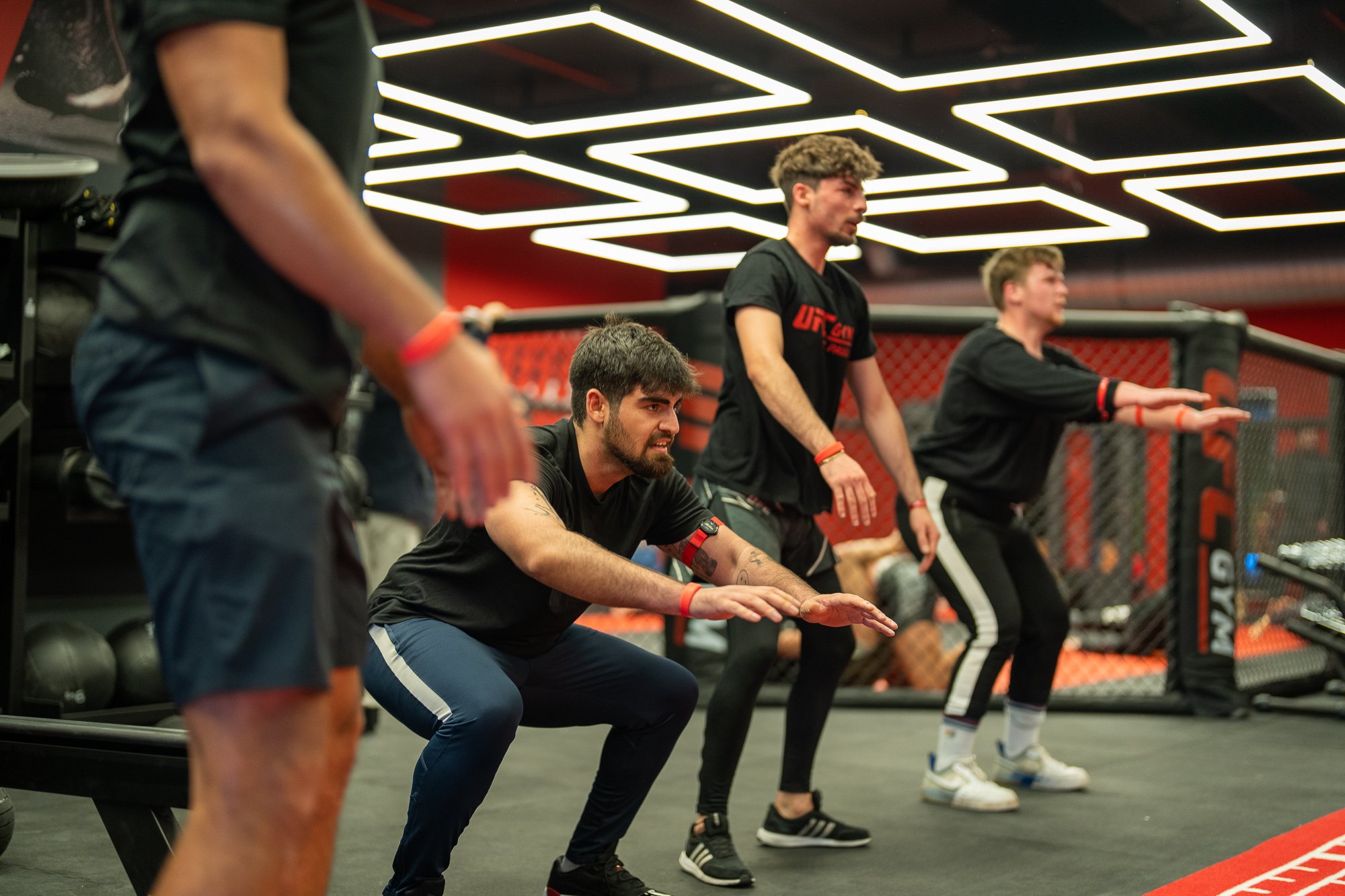 Trainingseinheit an der Eröffnung - Foto. UFC Gym Germany