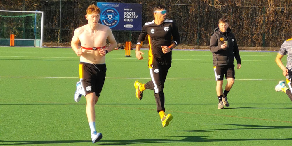 Nottinghamshire County Cricket Club players training