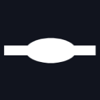 Curved belt design icon