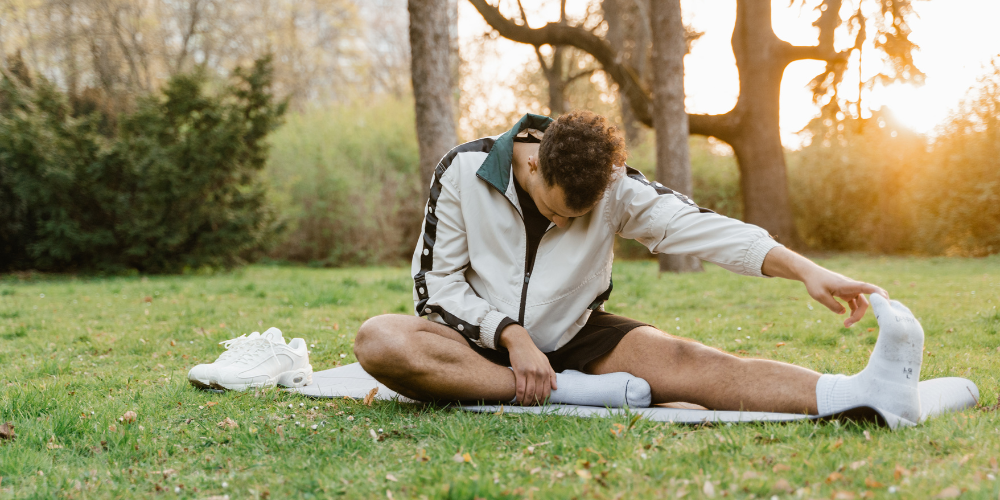 Corporate wellness stretching