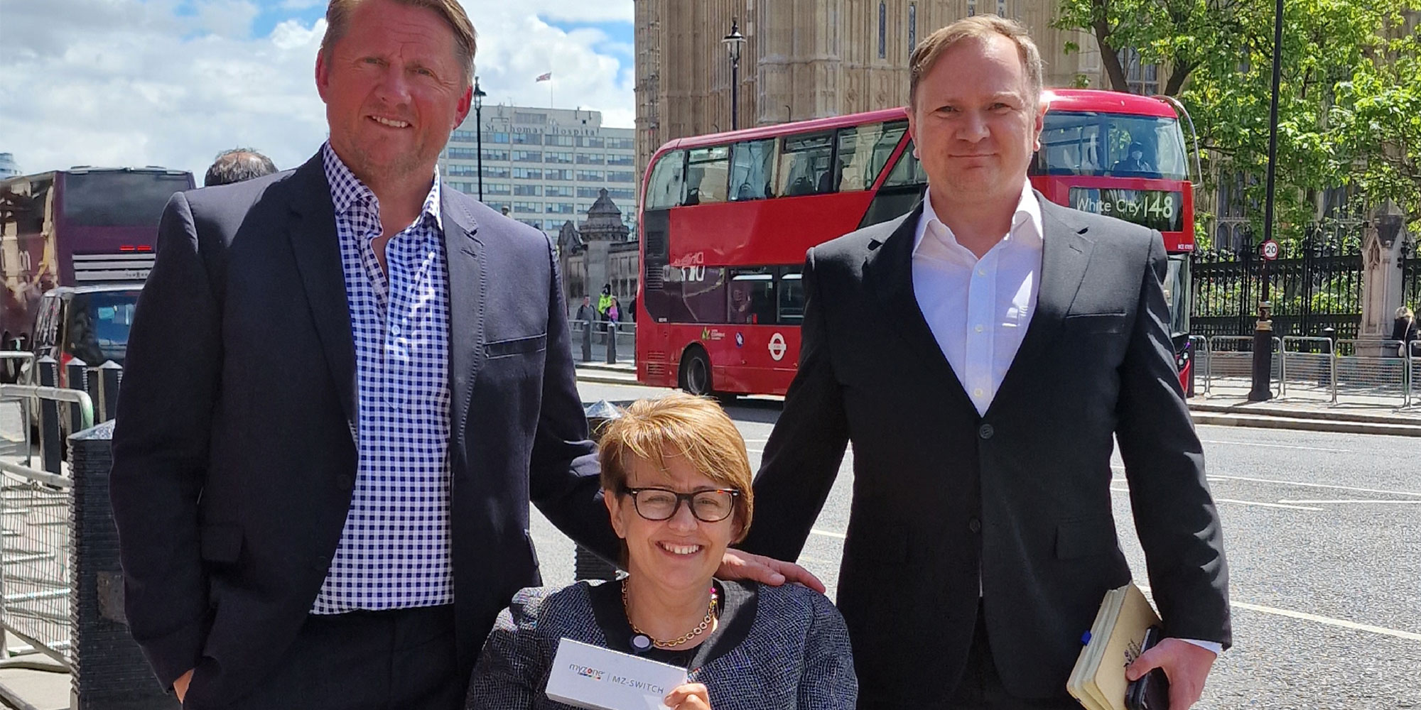 Parliamentary Physical Activity Challenge - Dave Wright, Tanni Grey-Thompson, Huw Edwards