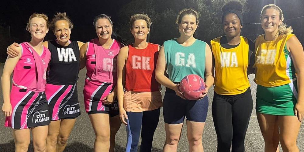 Women's netball team from Totally Netball